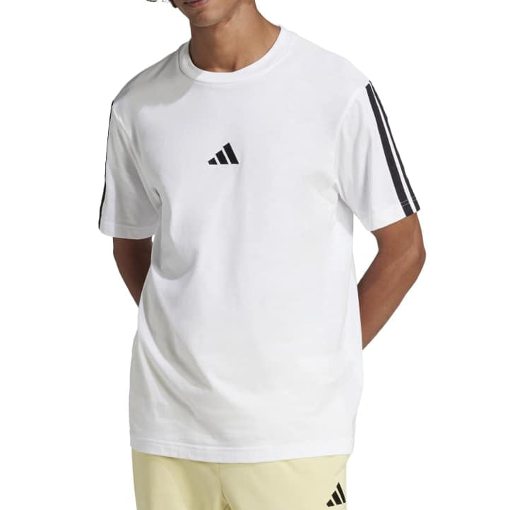 Adidas Camiseta JW1952 M 3 STRIPES WhiteBlack Algodao -3-
